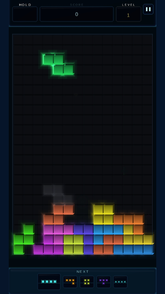 Captura do modo Challenge do BlockNeon Challenge durante a partida